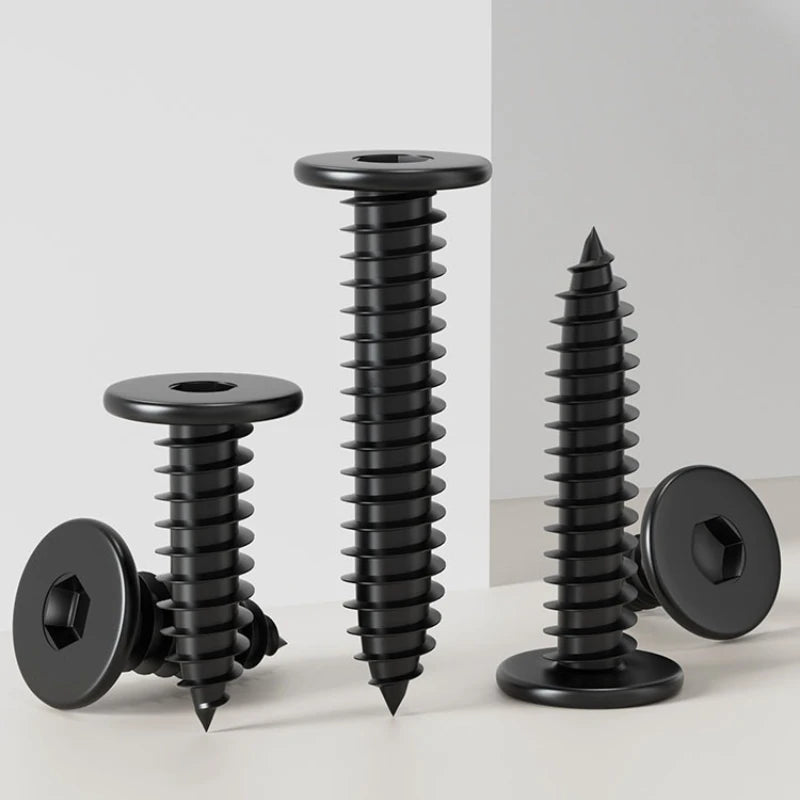 Black Wood Screw Assortment